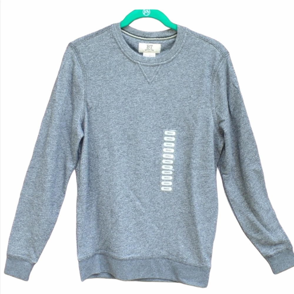 BT Supply Co Gray Light Sweatshirt Top NEW Small Shirt Pullover